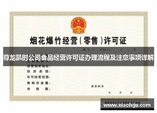 尊龙凯时公司食品经营许可证办理流程及注意事项详解 尊龙凯时公司食品经营许可证办理流程及注意事项详解