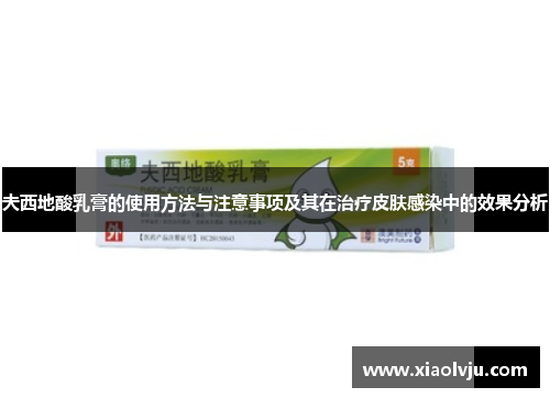 夫西地酸乳膏的使用方法与注意事项及其在治疗皮肤感染中的效果分析